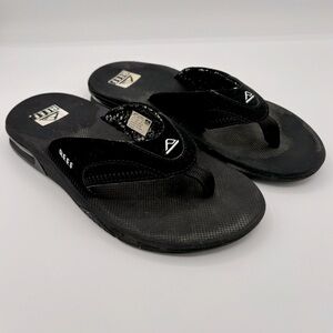 Reef black flip flop thong women’s size 8